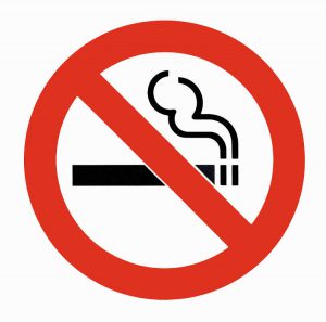 logo défense de fumer